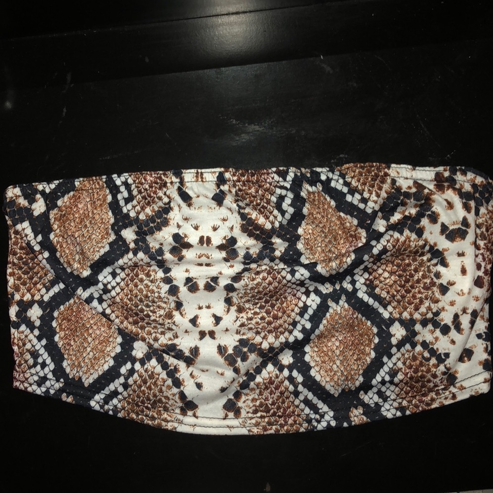 Snakeskin Tube Top (PLT)